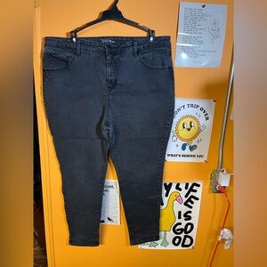Gray Denim Skinny Jeans 24
